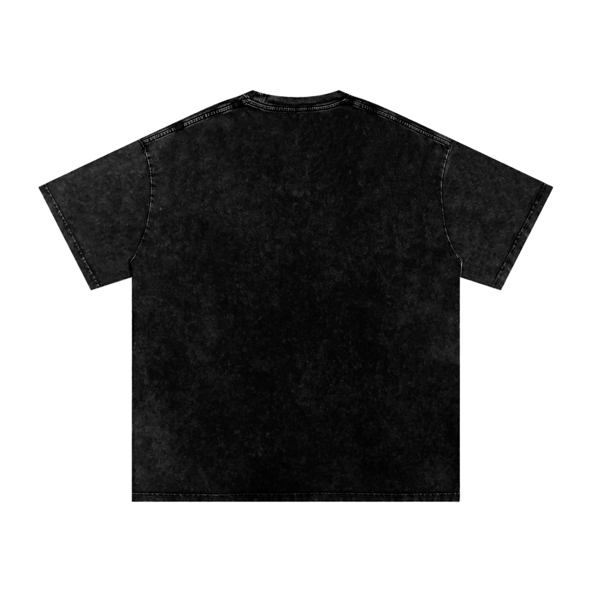 Virgo Brutalist Acid Washed Oversized Cotton T-Shirt